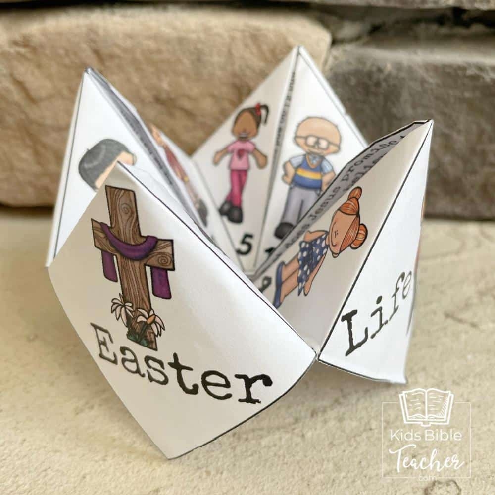 printable easter finger puzzle