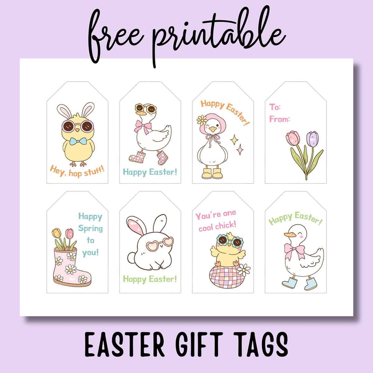 Easter Gift Tags
