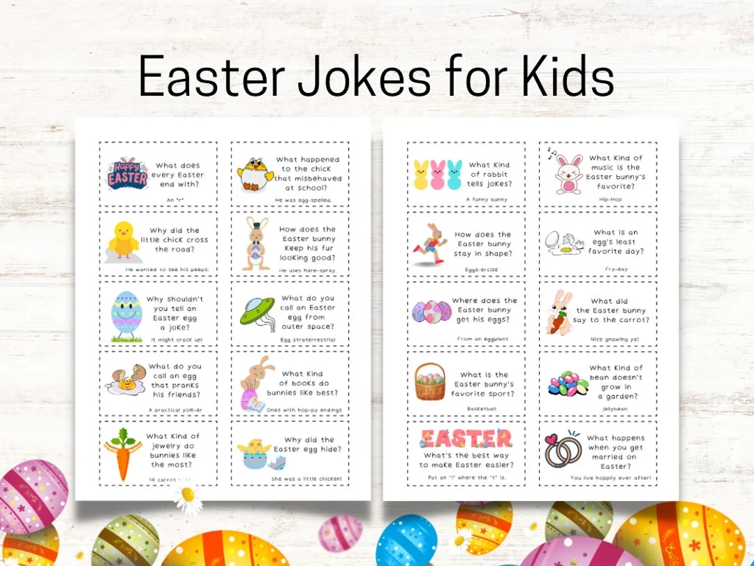 Easter Jokes For Kids Printable Jokes