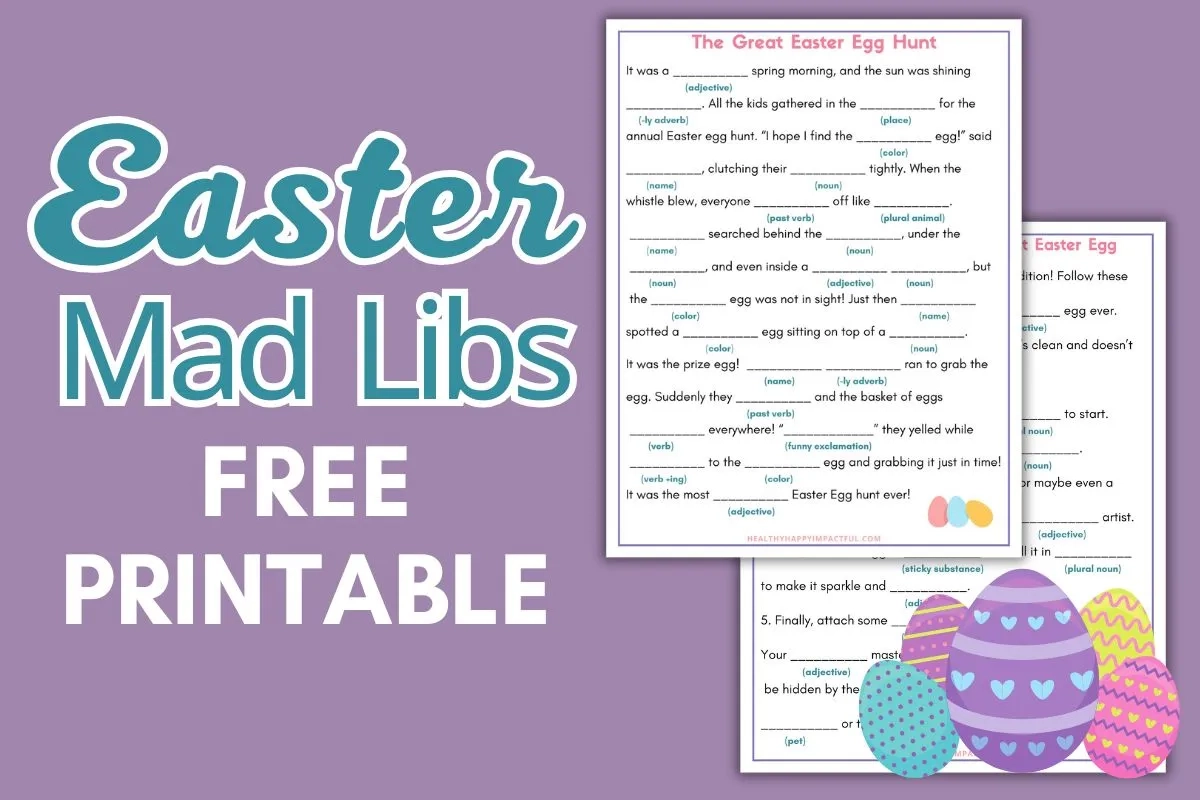Easter Mad Libs