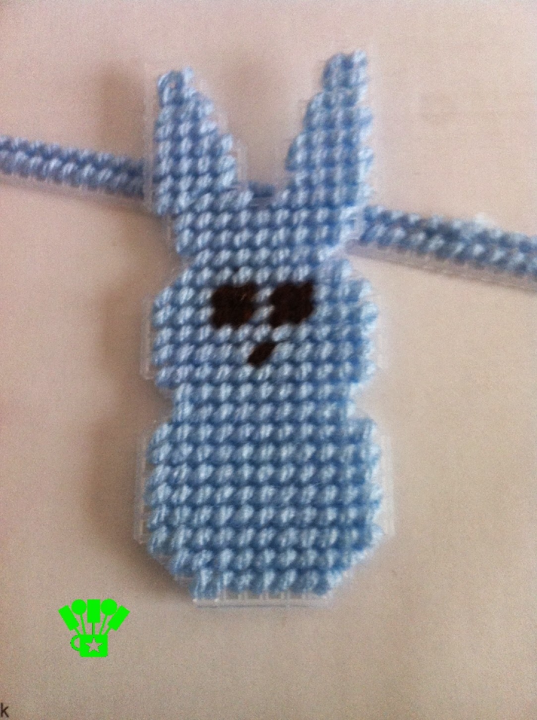 Easter Peeps Bunny Box Plastic Canvas