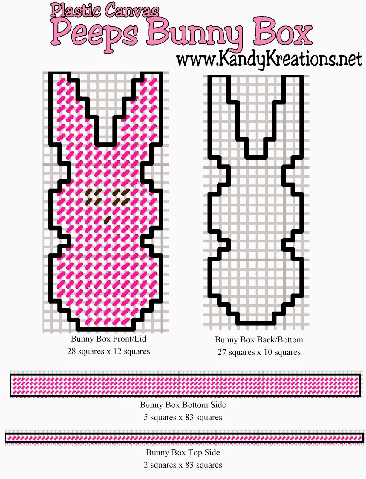 free plastic canvas easter patterns