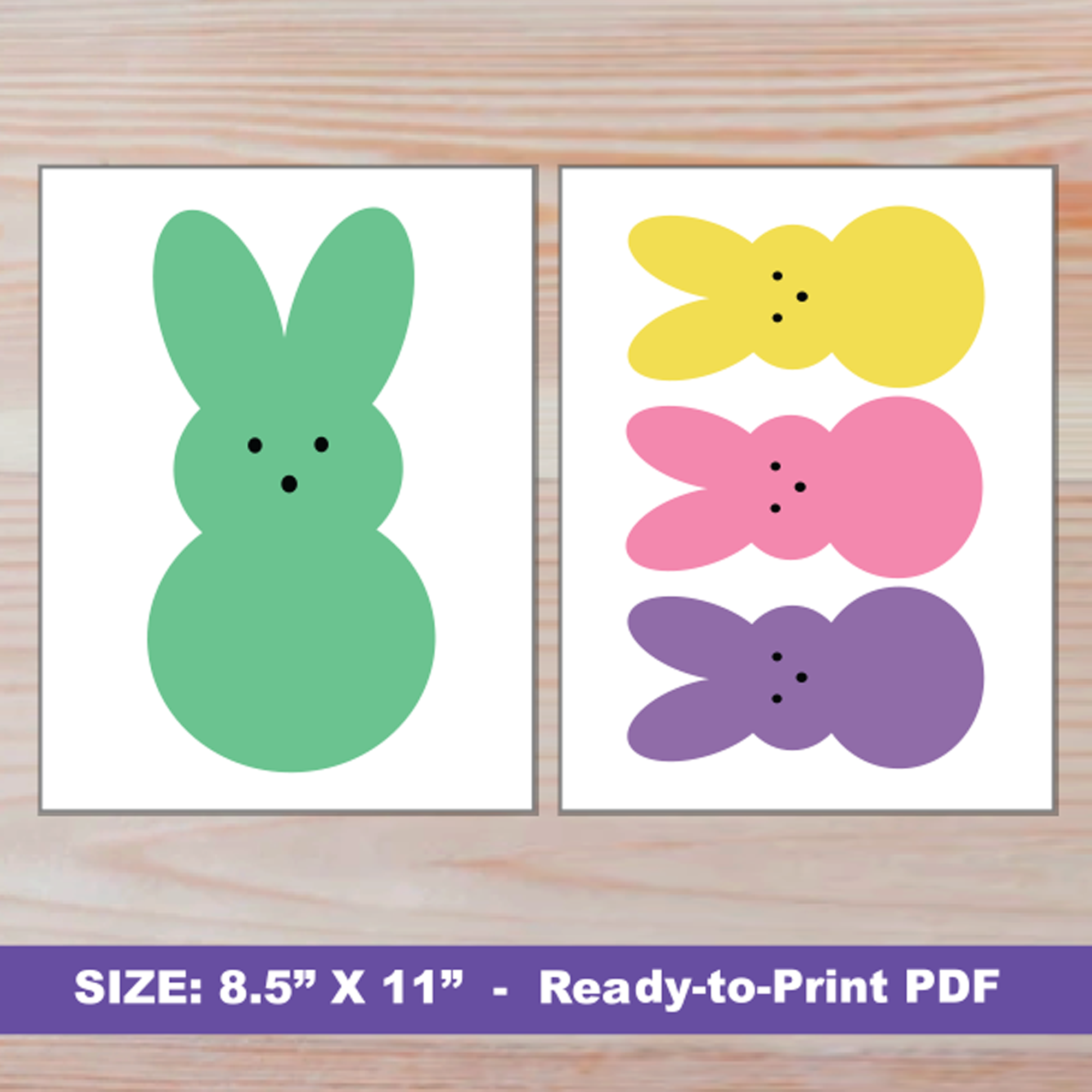 Easter Printable Banner Kit Printable Easter Pennant Bunting Party Favors Easter Bulletin Board Decor