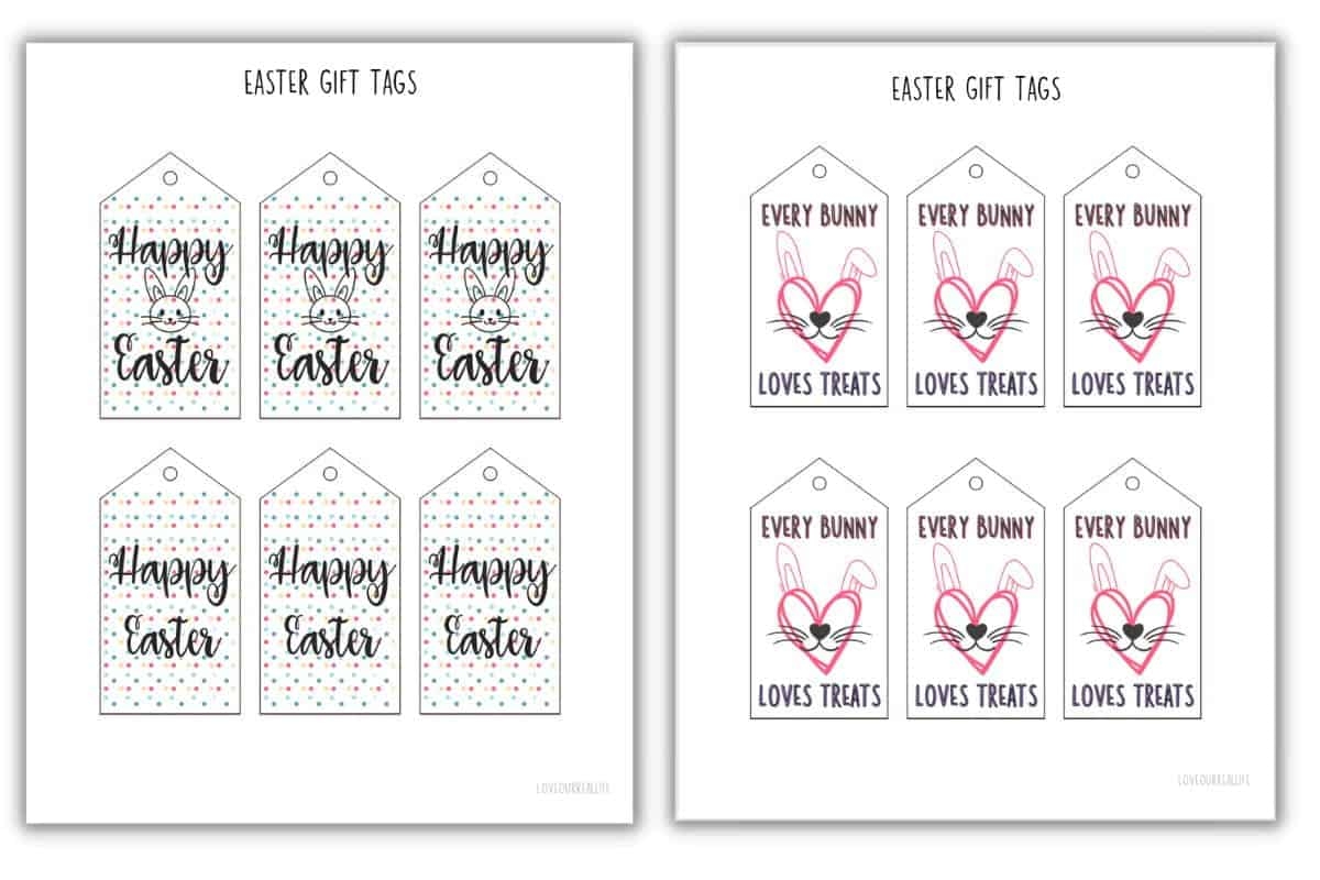 Easter Printable Tags