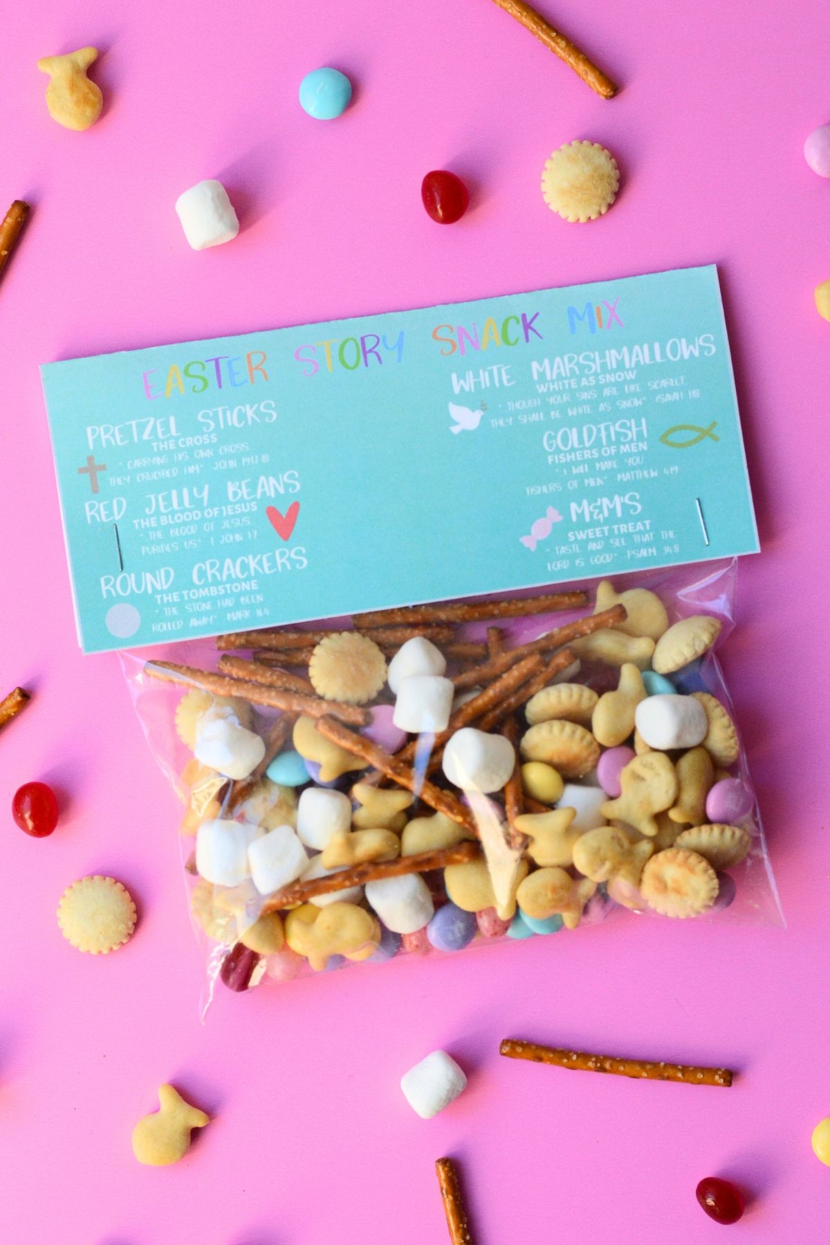 Easter Story Snack Mix