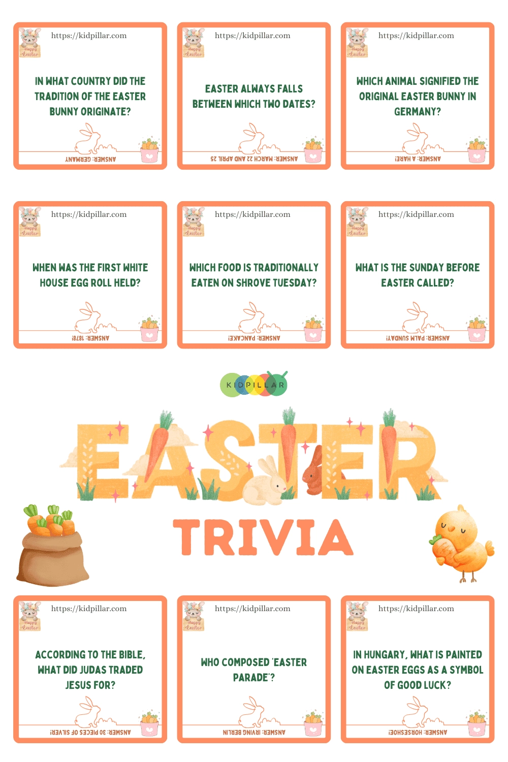 Easter Trivia With Answers For Kids Easter Trivia With Answers For Kids
