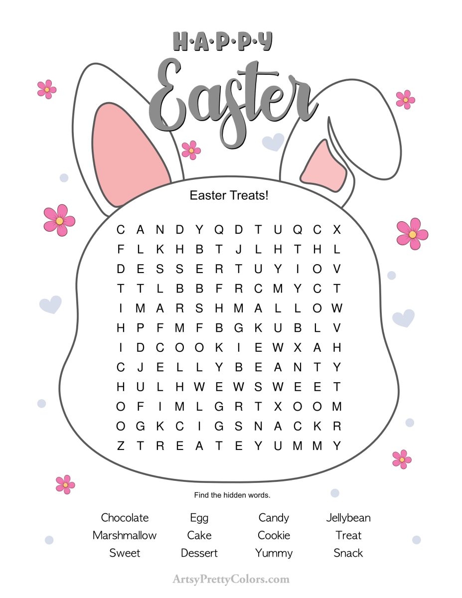 Easter Word Search Printable