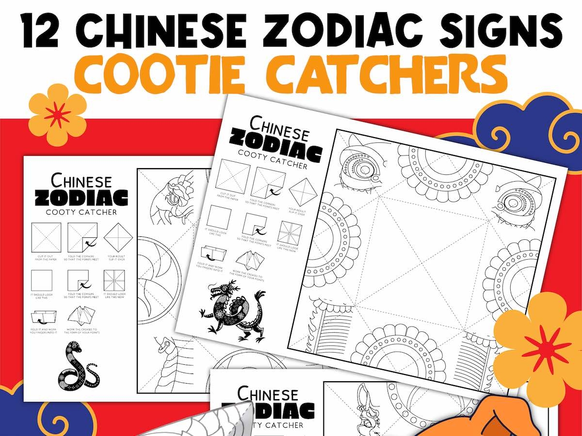 Easy Chinese New Year Cootie Catchers To Make