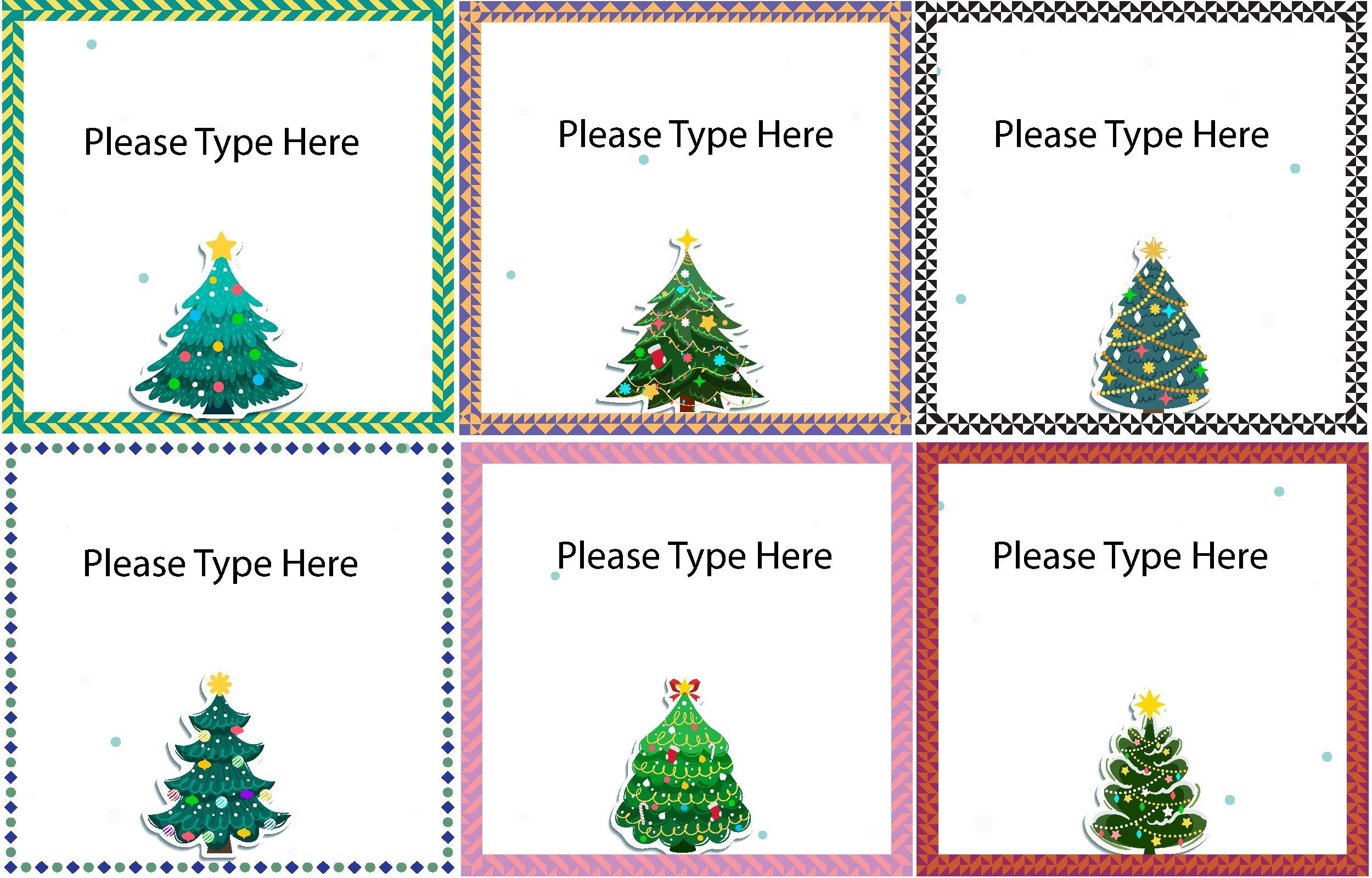 Editable Christmas Gift Tags Christmas Tree Template Name Tags 7514627 Editable Christmas Gift Tags Christmas Tree Template Name Tags 7514627