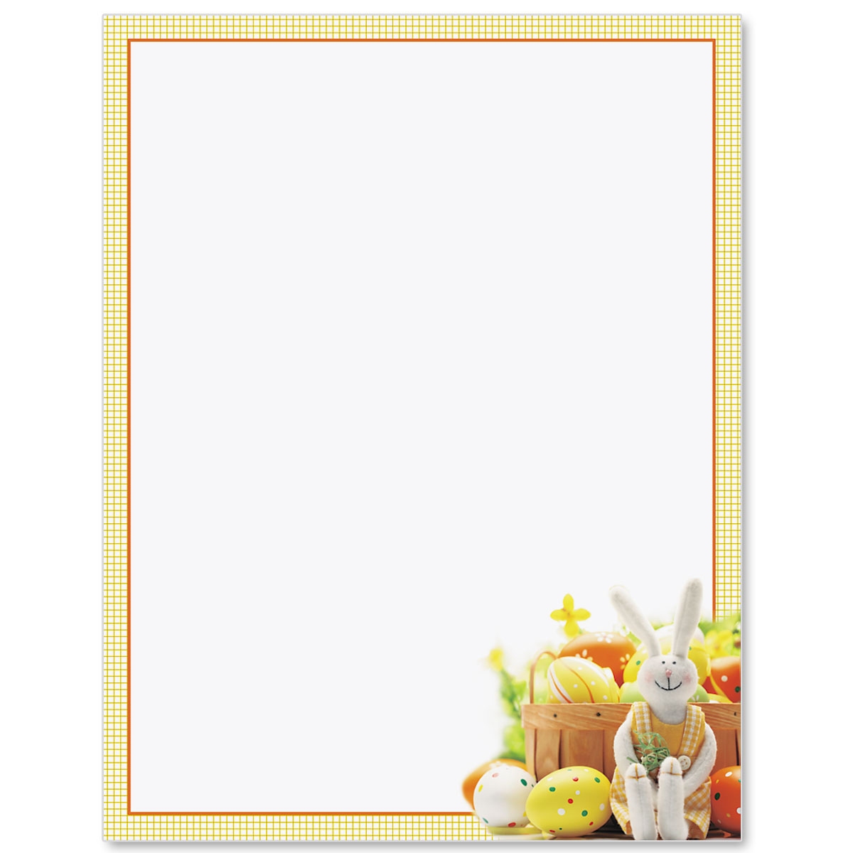 Eggs And Bunny Border Papers