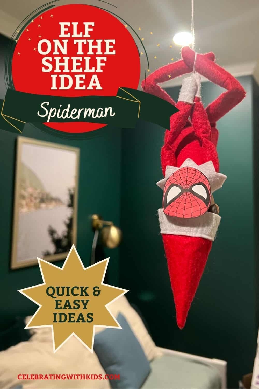 Elf On The Shelf Idea Spiderman