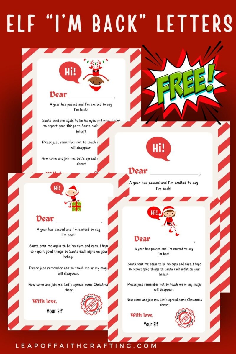 elf on the shelf im back sign free printable elf on the shelf im back sign free printable