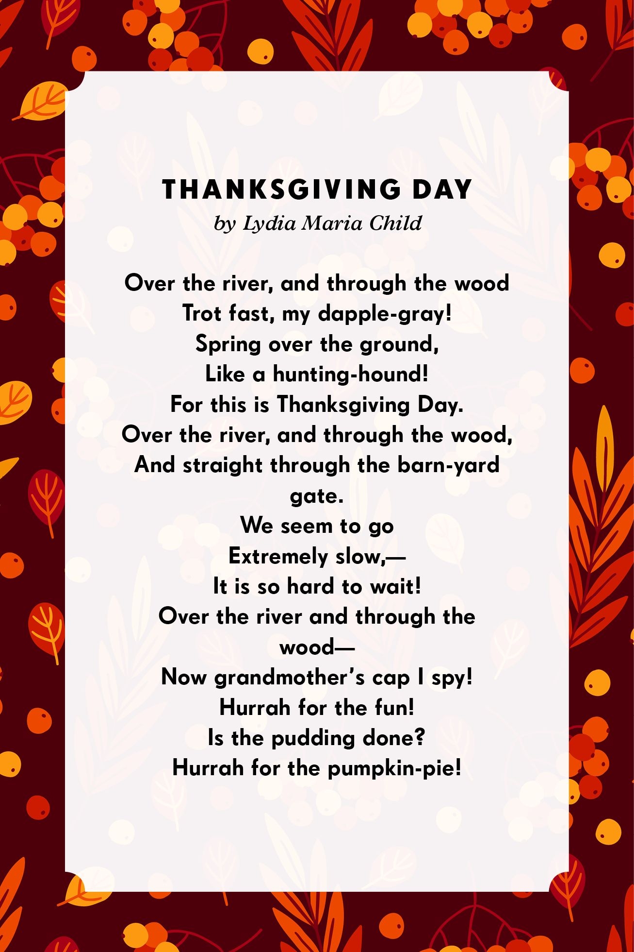 thanksgiving poems for family and friends