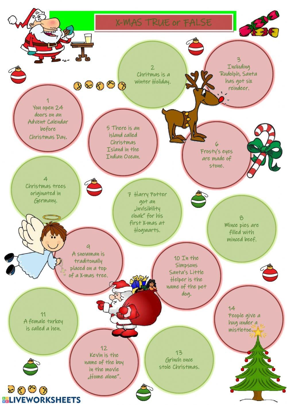 christmas true or false quiz printable christmas true or false quiz printable