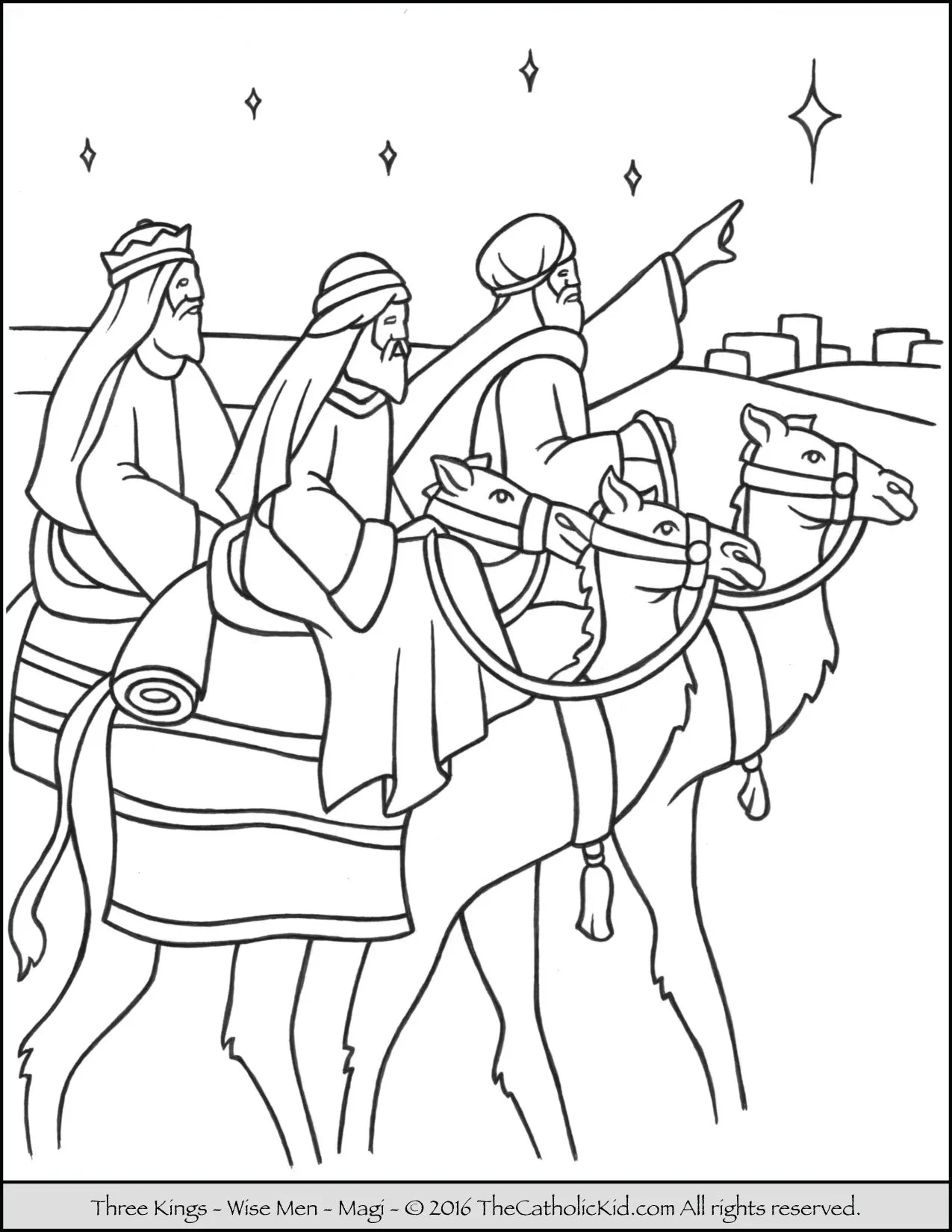 Epiphany House Blessing Coloring Pages Download Pack