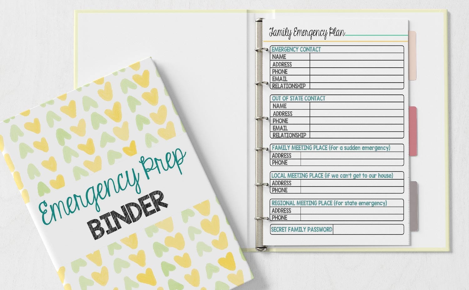 Family Emergency Binder Family Emergency Binder