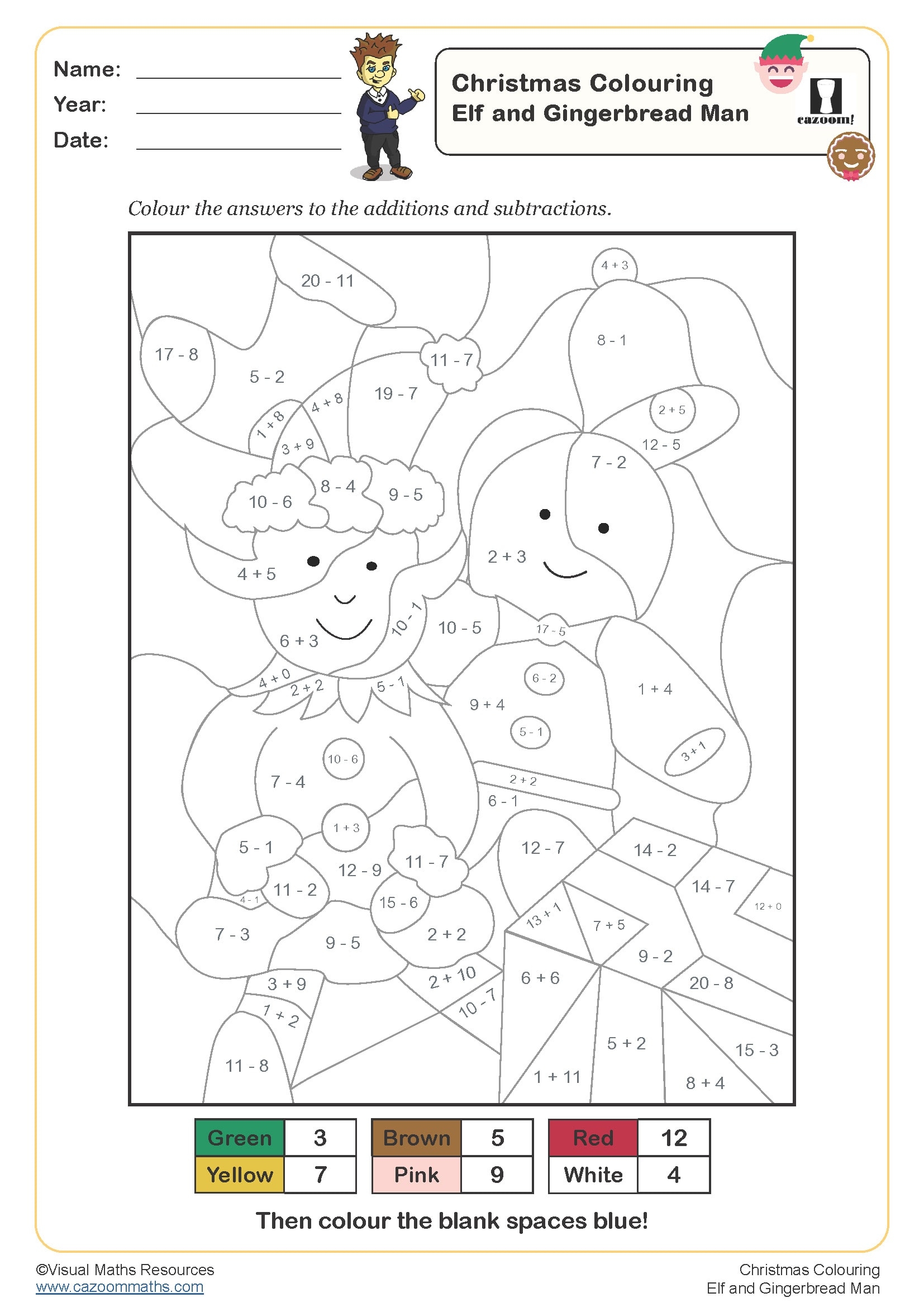 Festive Christmas Worksheets