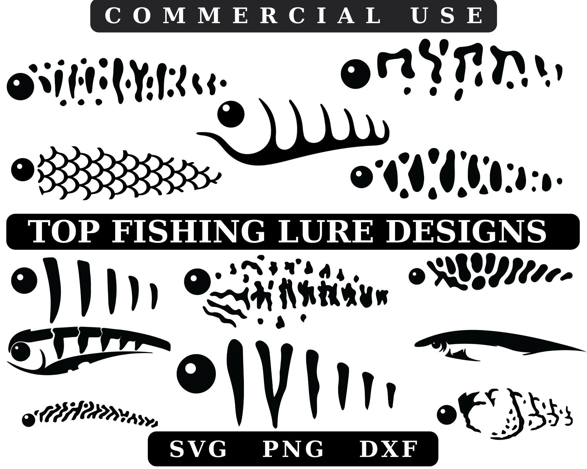 Fishing Lure Svg Bundle Tumbler Cup