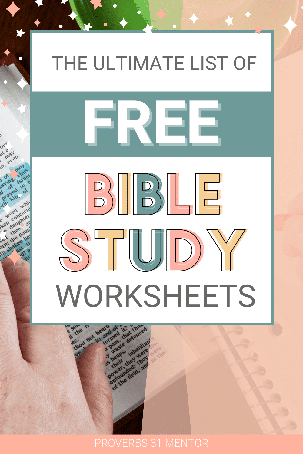 Free Bible Study Worksheets