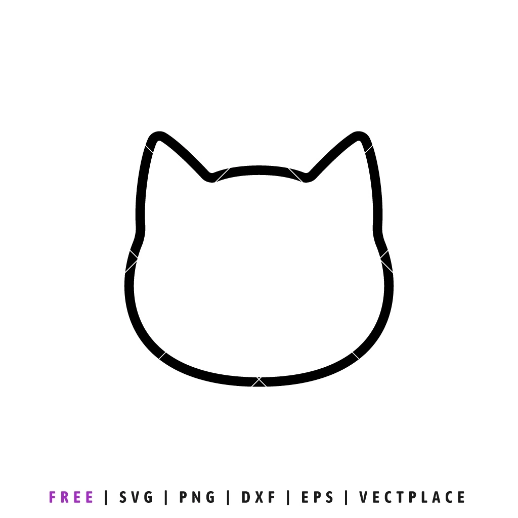Free Cat Head Svg 2 Free Cat Head Svg 2