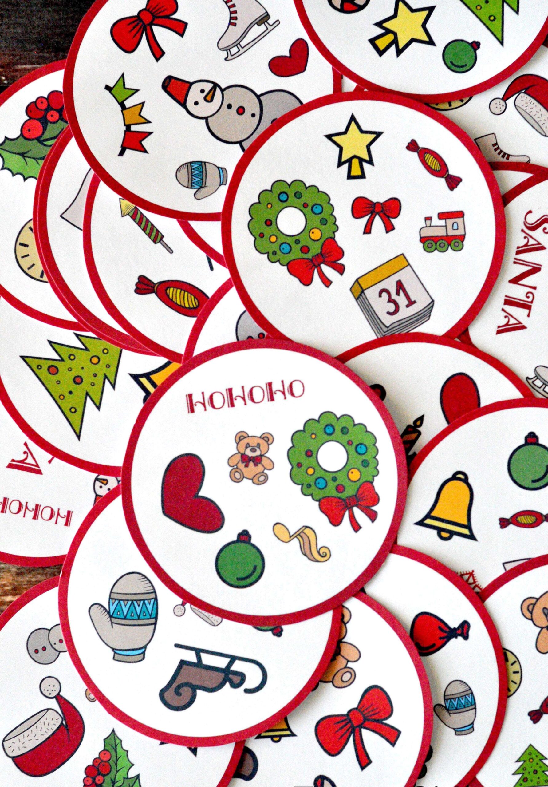 Free Christmas Matching Printable Game