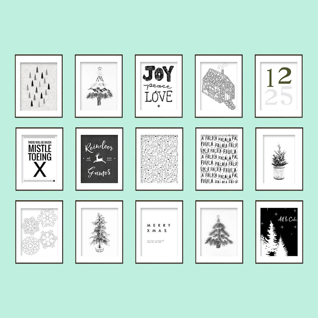 Free Christmas Printables Bw Free Christmas Printables Bw