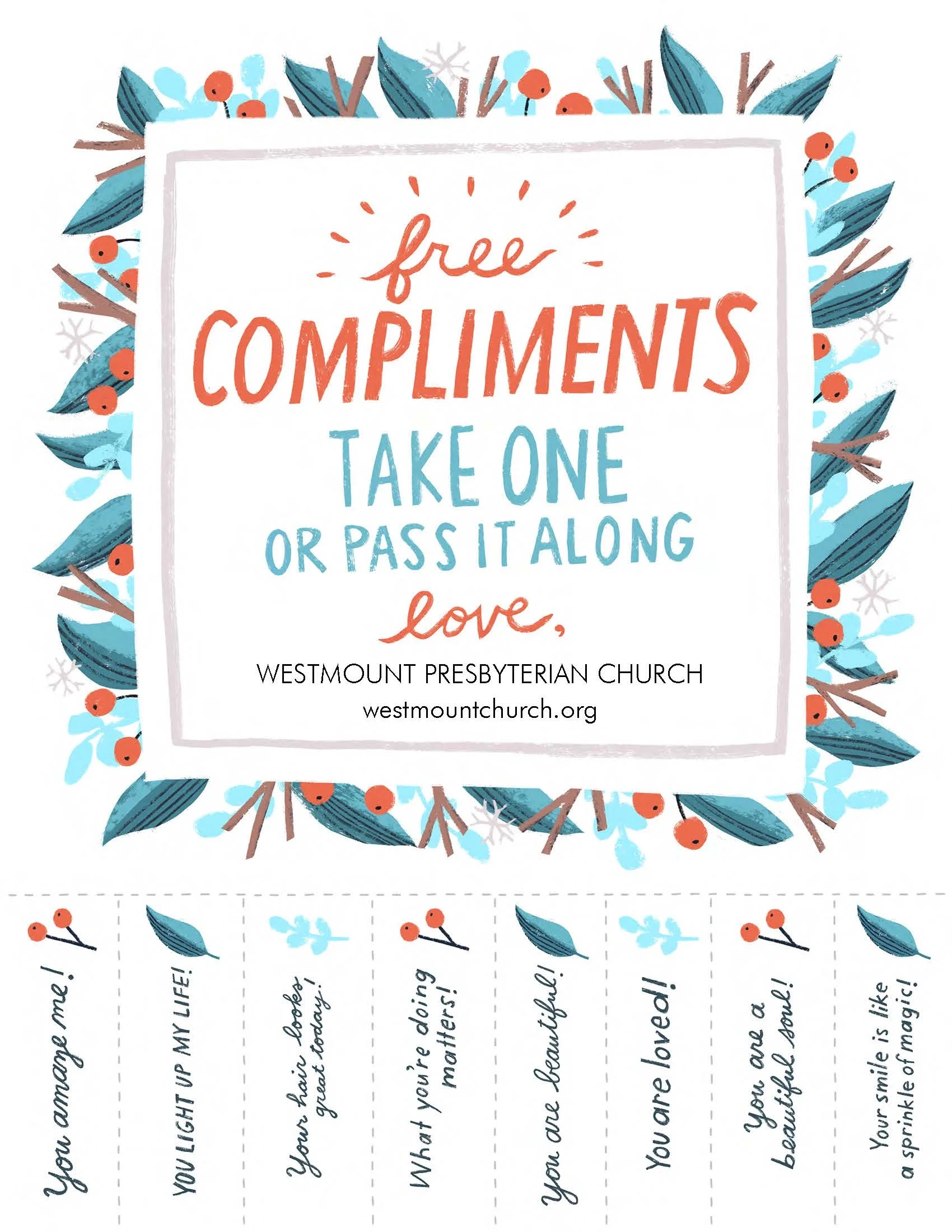 Free Compliment Printable Free Compliment Printable