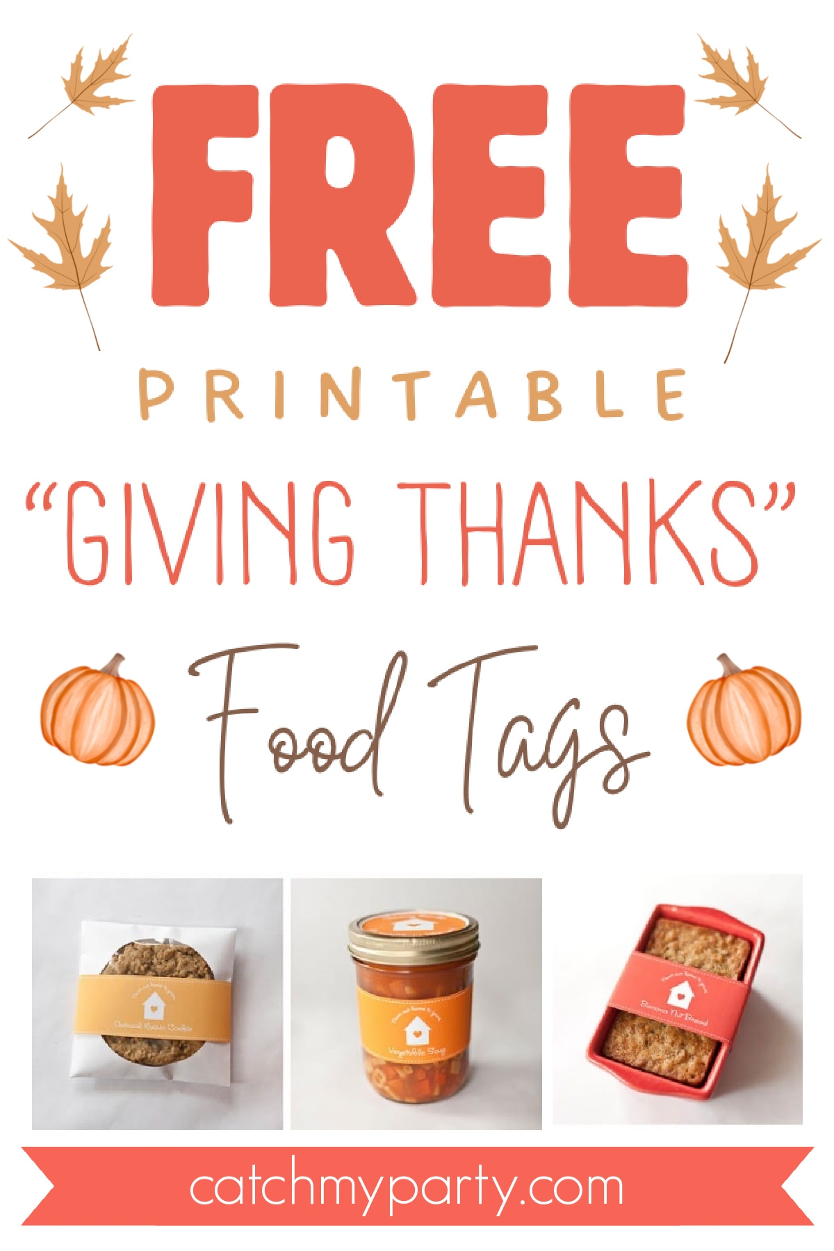 Free Giving Thanks Printable Food Tags And Labels From Nickwilljack