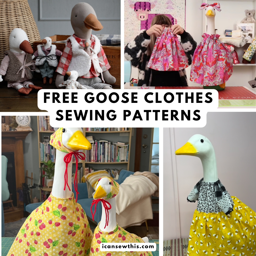 Free Goose Clothes Sewing Patterns Free Goose Clothes Sewing Patterns