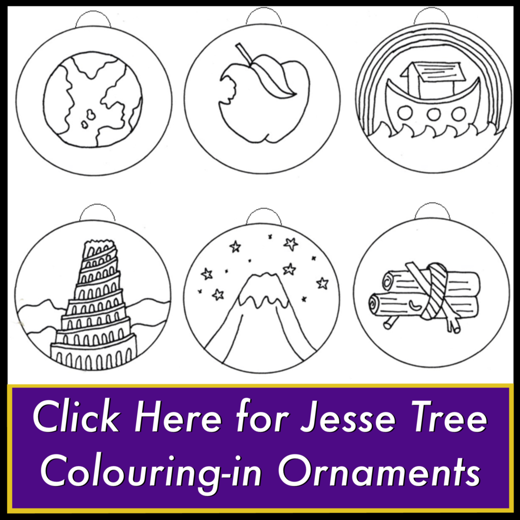 Free Jesse Tree Colouring In Ornaments Free Jesse Tree Colouring In Ornaments
