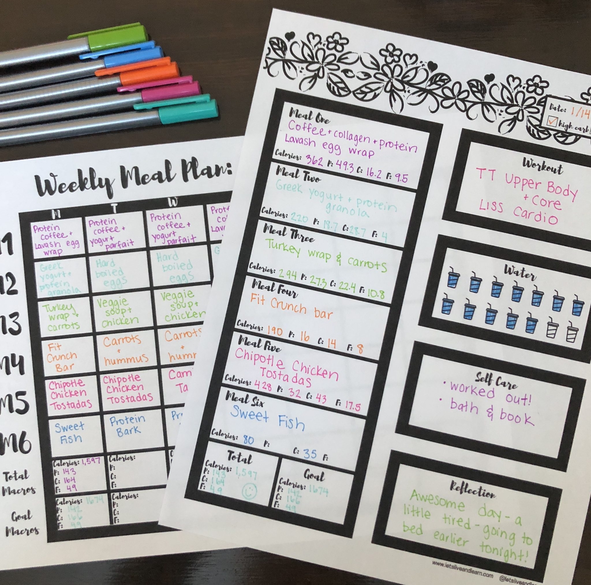 Free Macro Meal Plan Templates