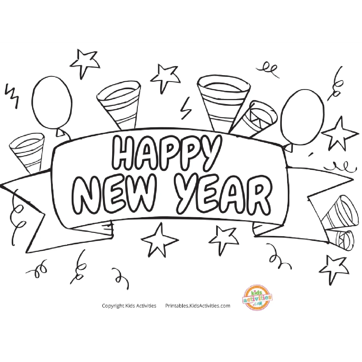 printable new years eve decorations