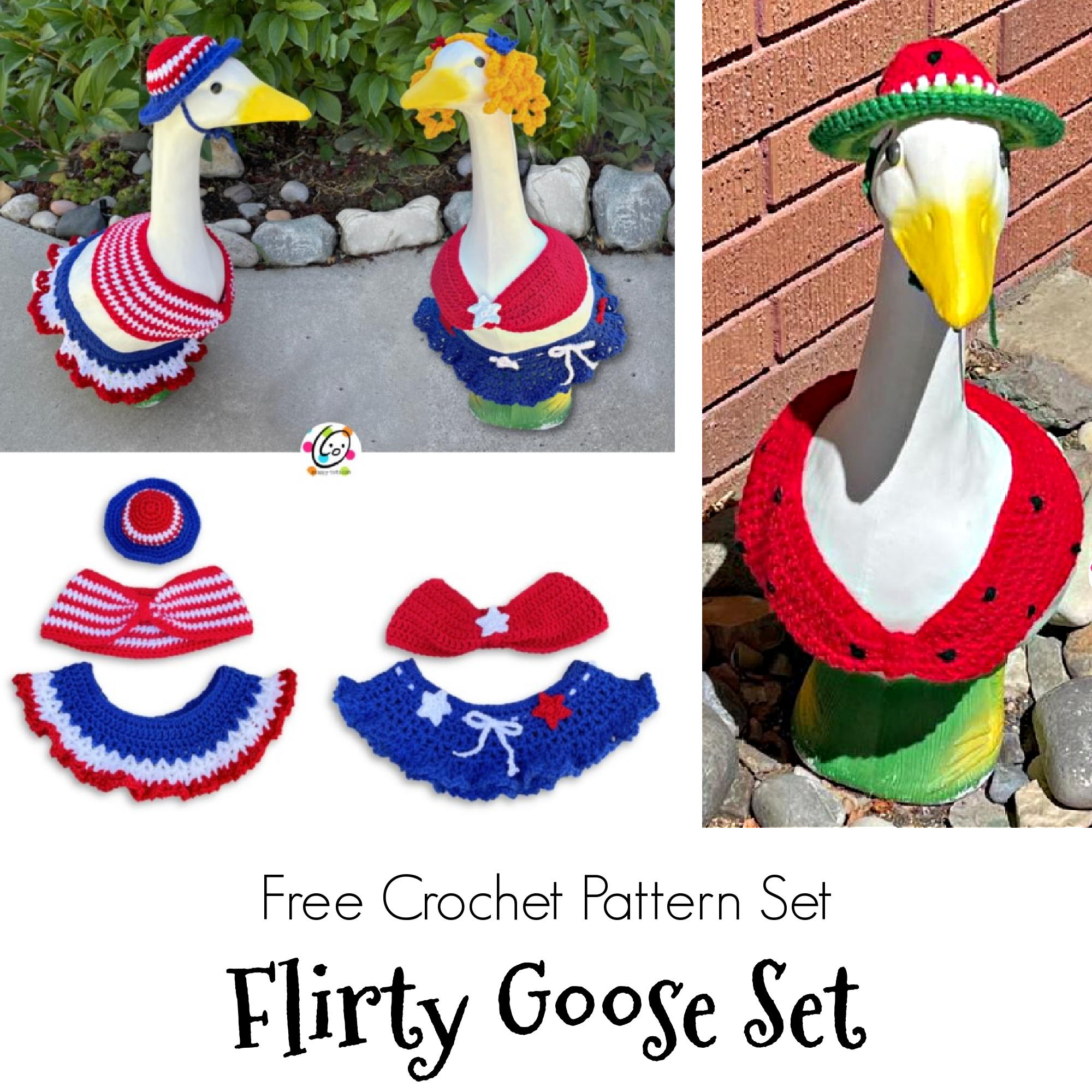 Free Pattern Flirty Goose Set Free Pattern Flirty Goose Set