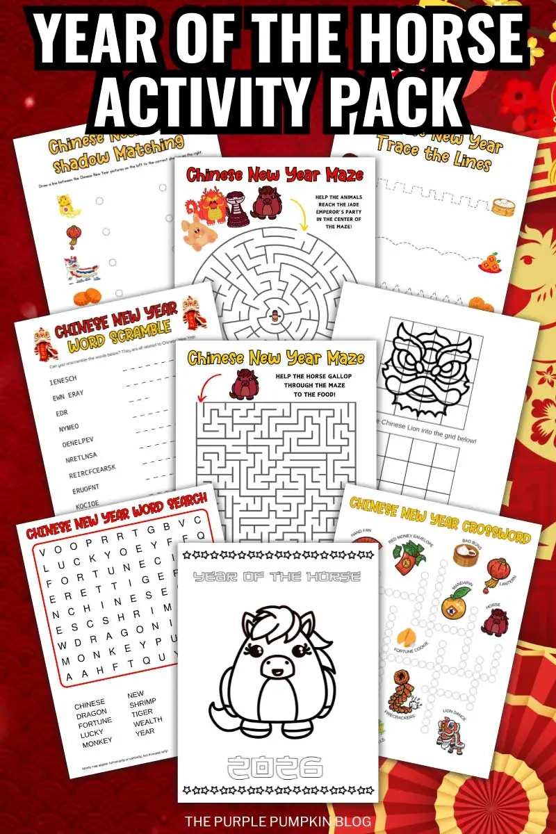 Free Printable Chinese New Year Activities Pack