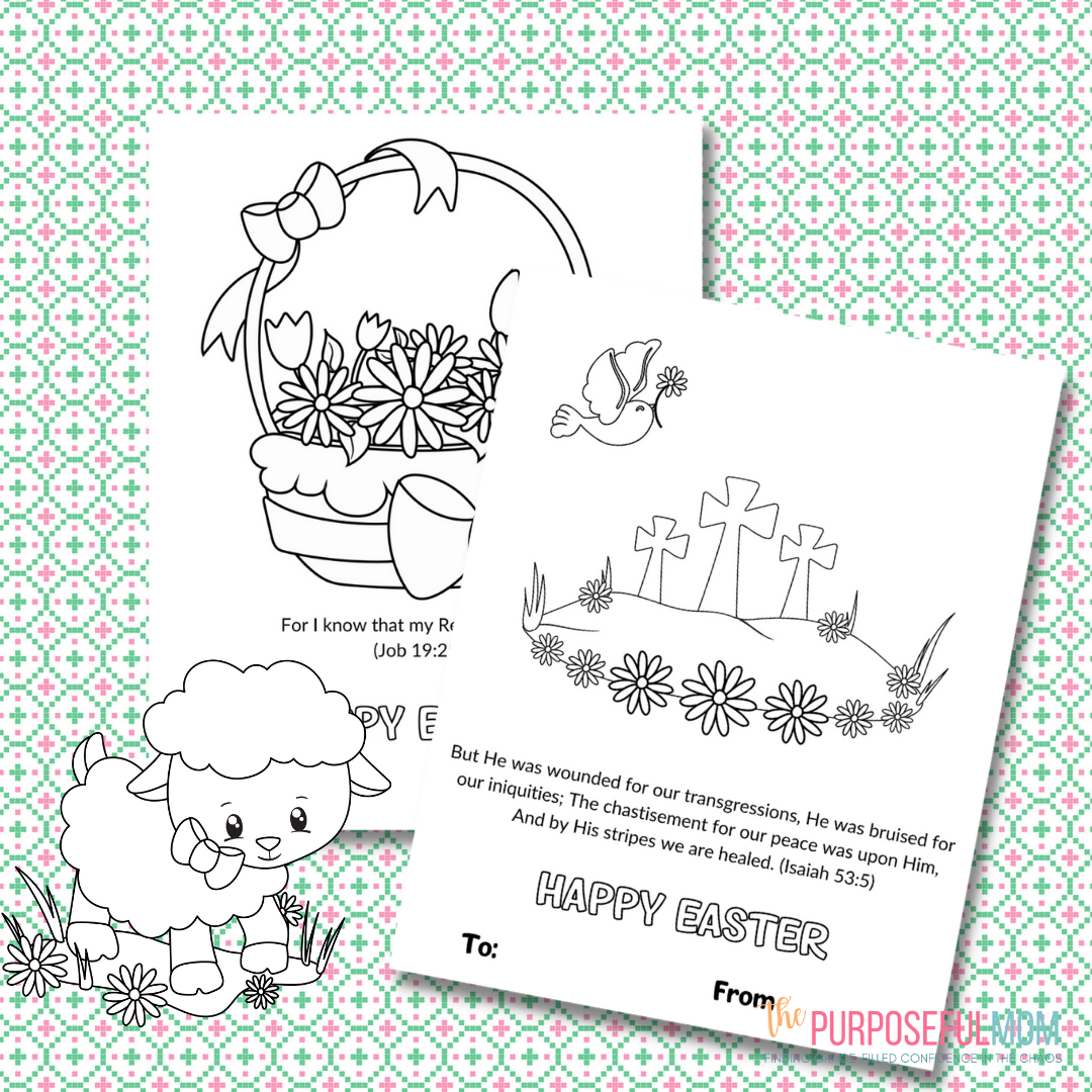 Free Printable Christian Easter Cards To Color 2023