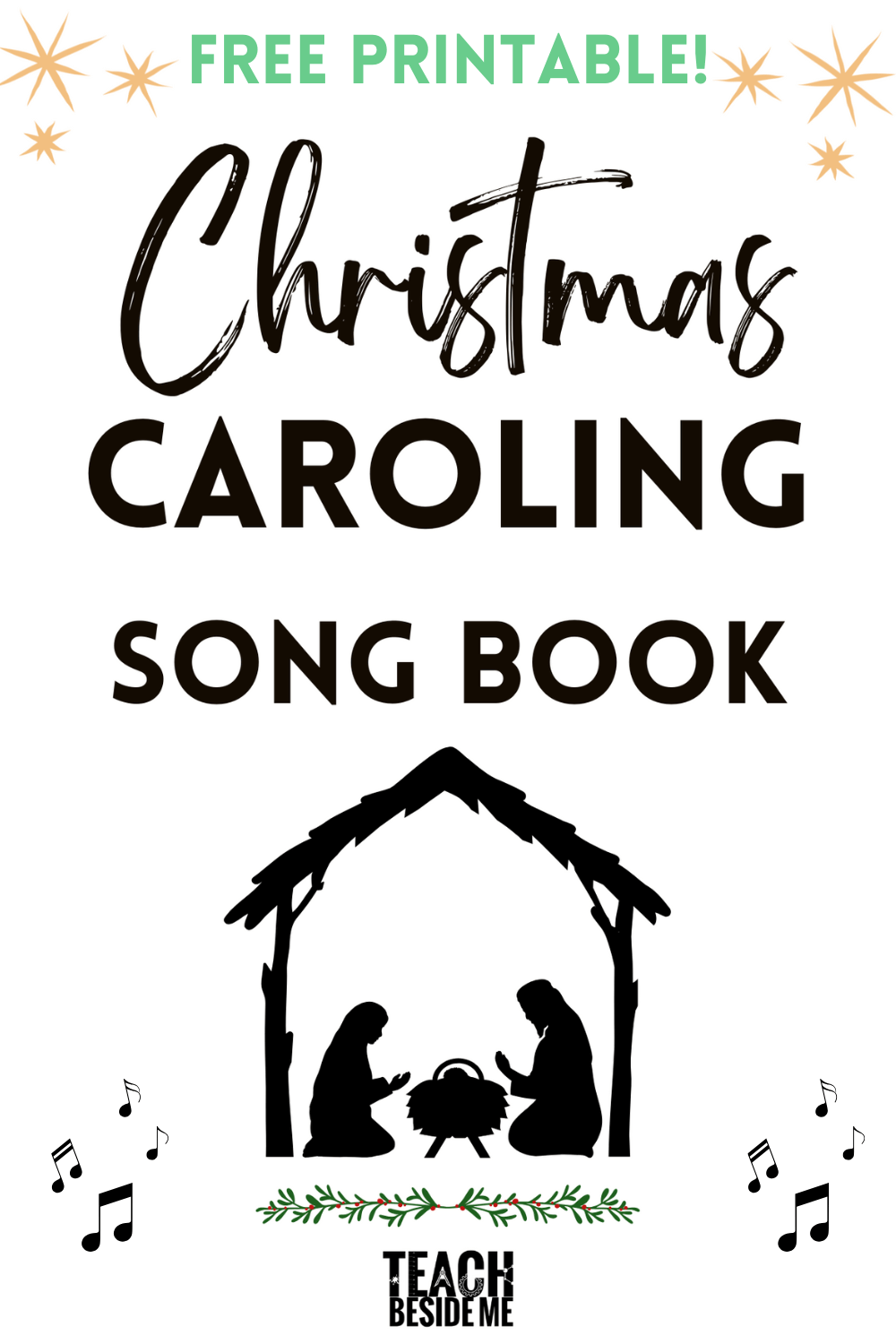 Free Printable Christmas Caroling Song Book