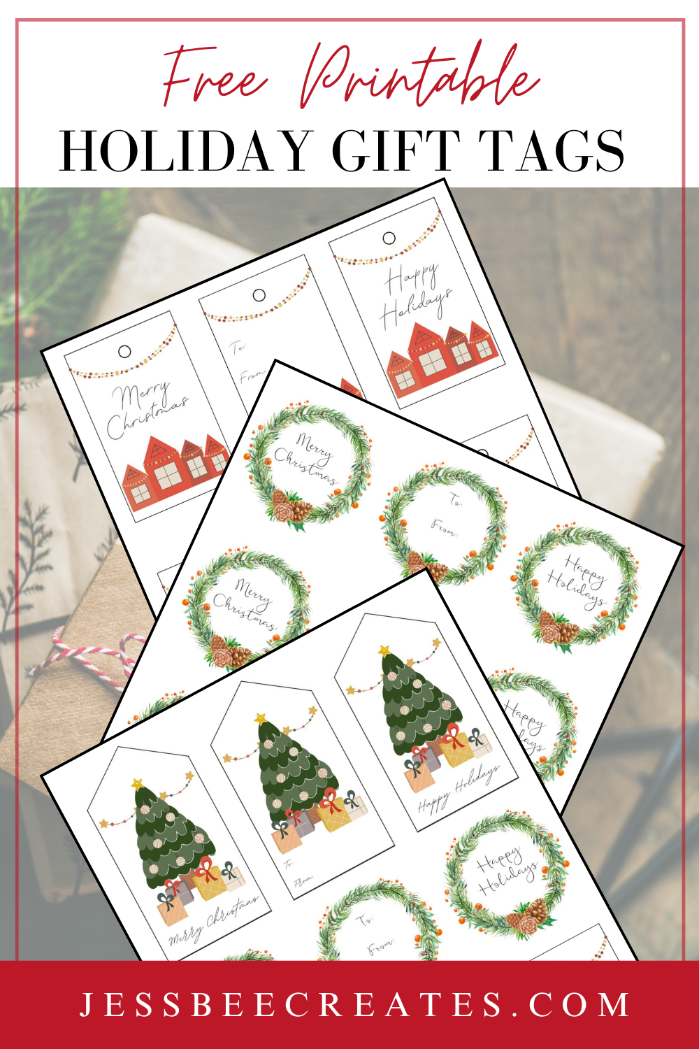 Free Printable Christmas Holiday Gift Tags Free Printable Christmas Holiday Gift Tags