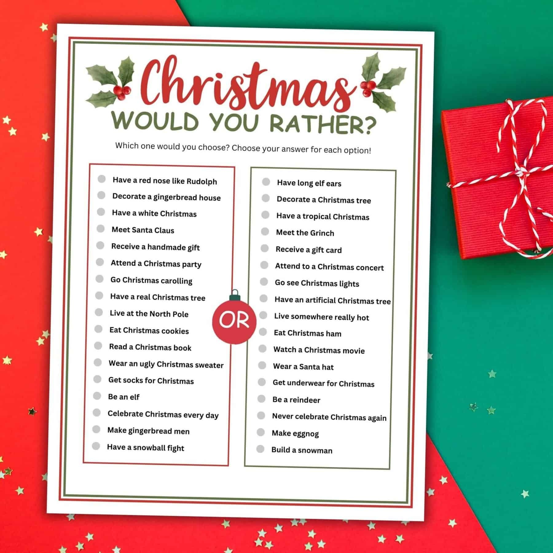 Free Printable Christmas Party Games For Adults