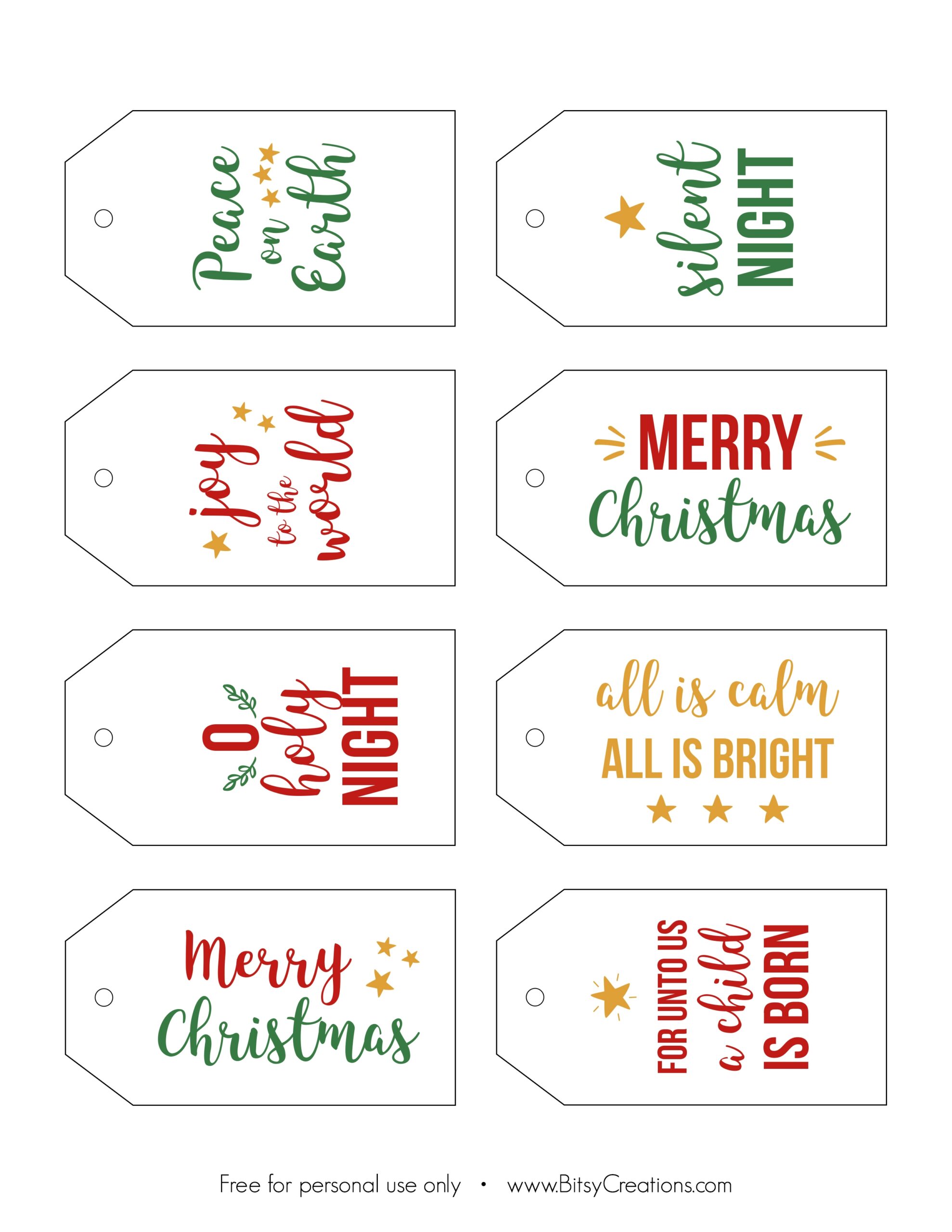 christian christmas gift tags printable free