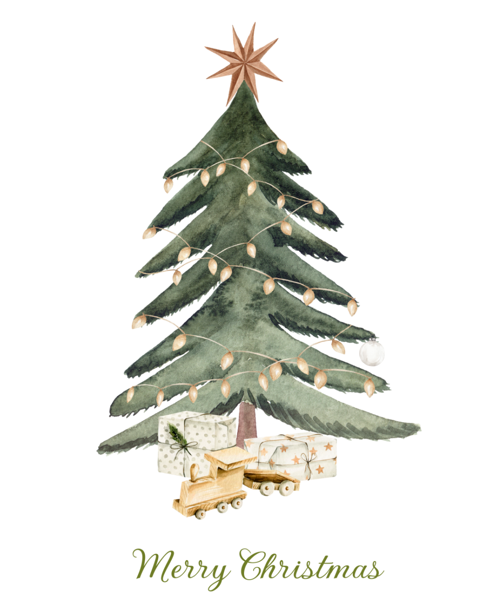 Free Printable Christmas Tree Art