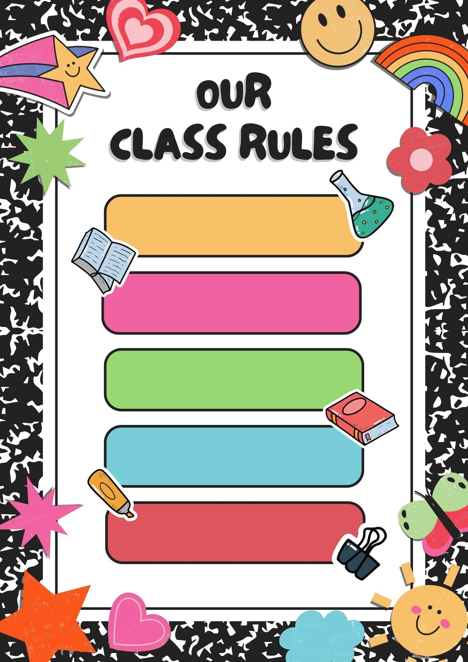 Free Printable Classroom Rules Charts Free Printable Classroom Rules Charts