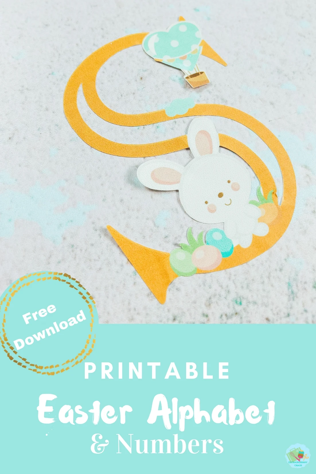 printable easter alphabet letters