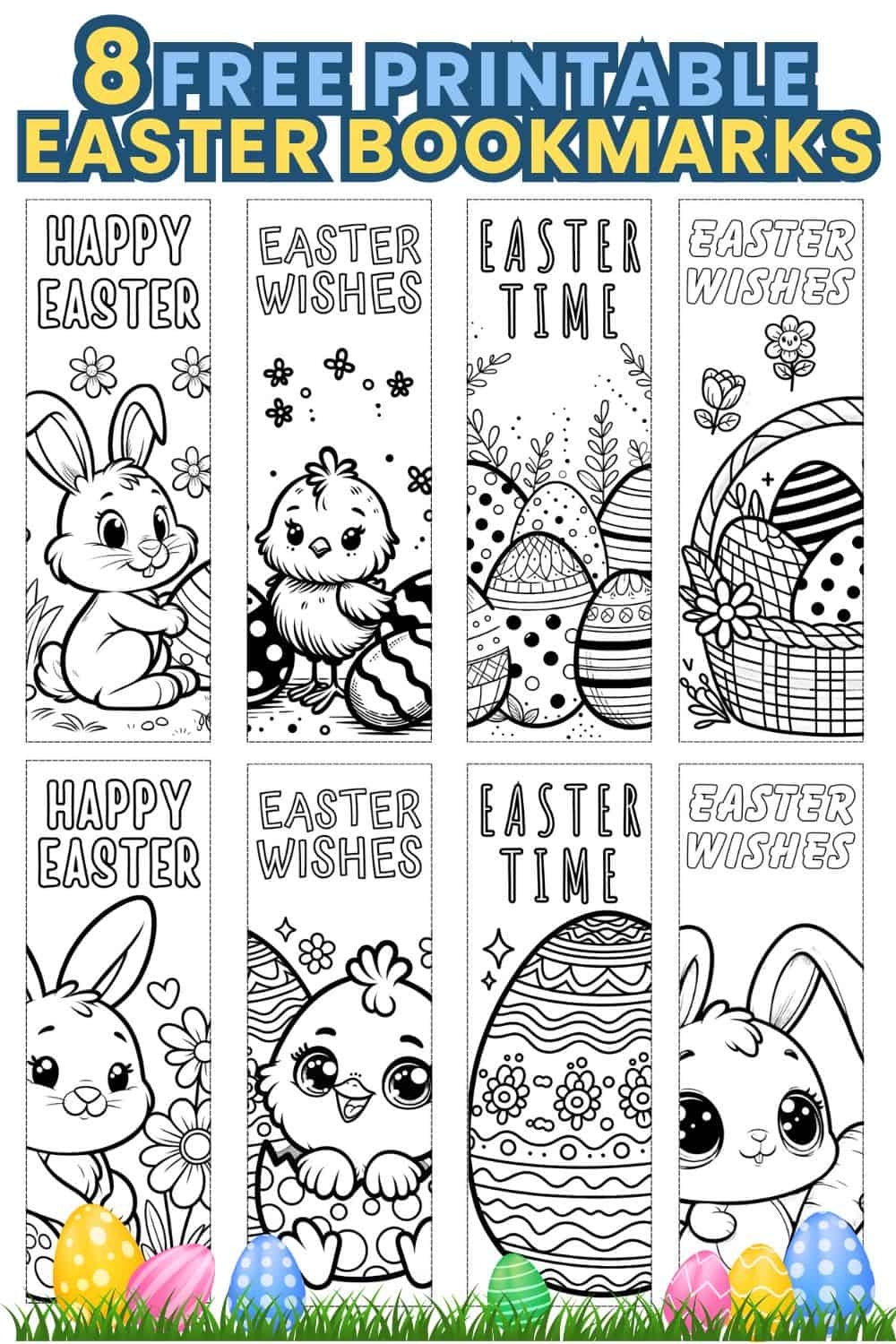 Free Printable Easter Bookmarks Free Printable Easter Bookmarks
