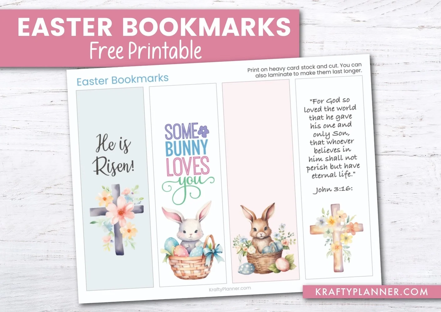 Free Printable Easter Bookmarks Free Printable Easter Bookmarks