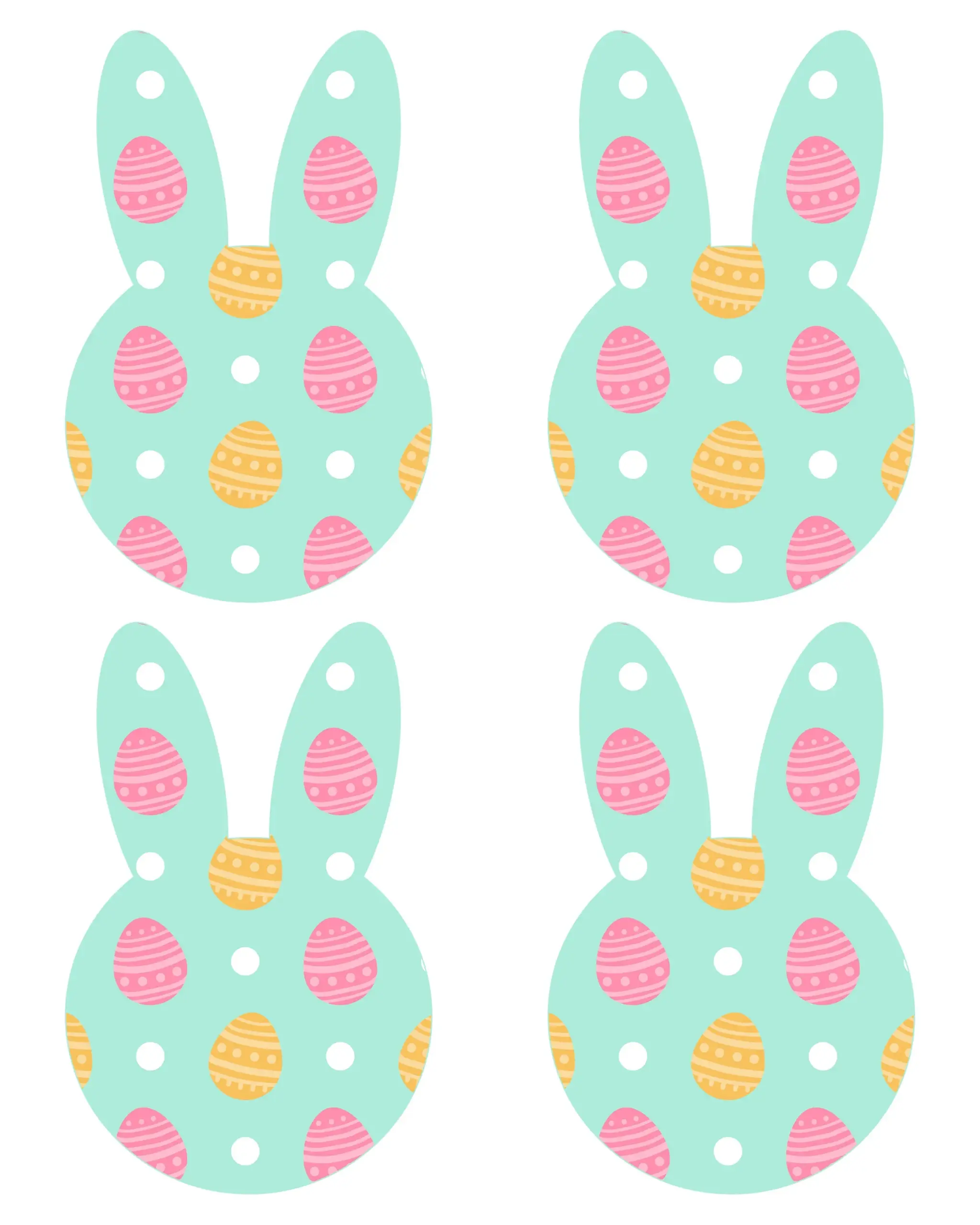 Free Printable Easter Bunny Banner