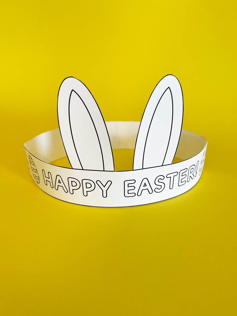 Free Printable Easter Bunny Hat Free Printable Easter Bunny Hat