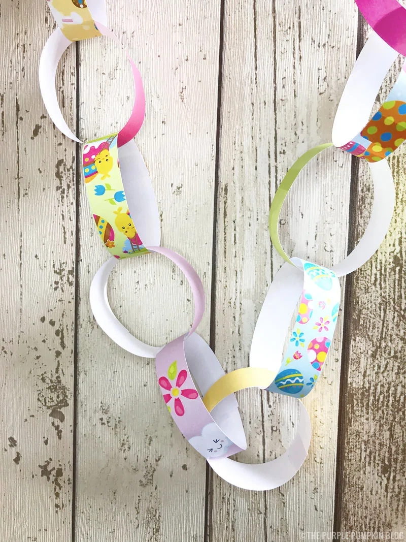 Free Printable Easter Decorations Paper Chains