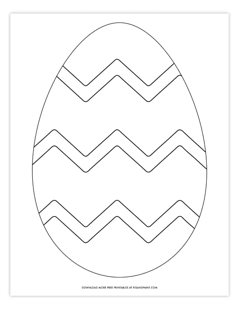 Free Printable Easter Egg Coloring Pages Easter Egg Template Free Printable Easter Egg Coloring Pages Easter Egg Template