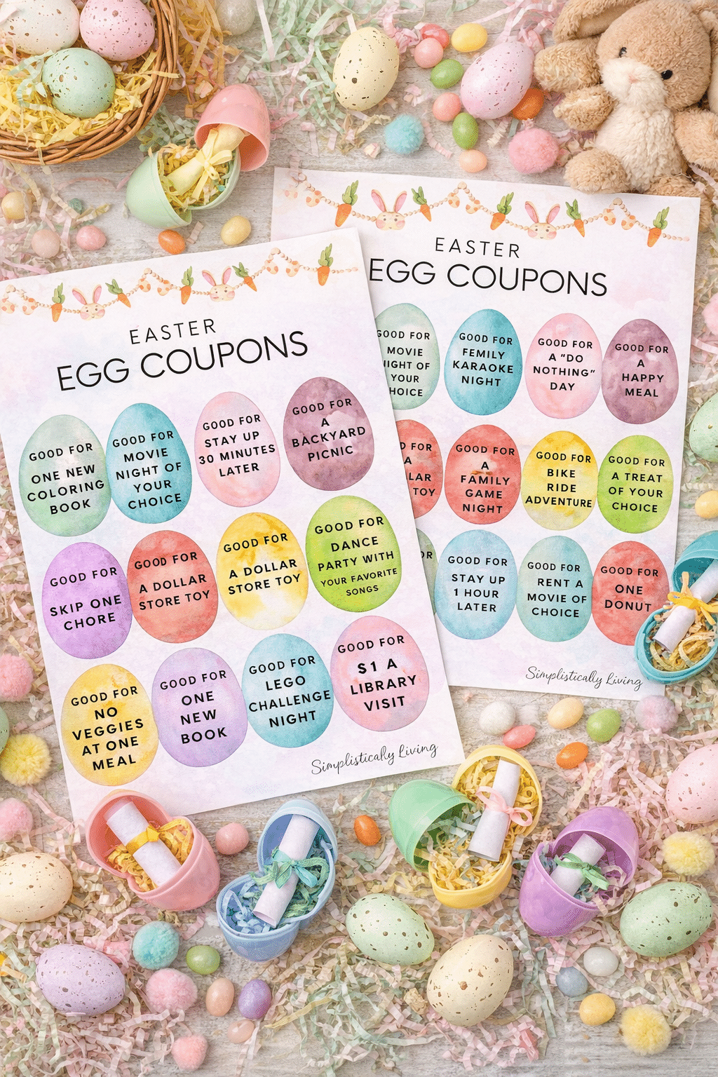 Free Printable Easter Egg Coupons