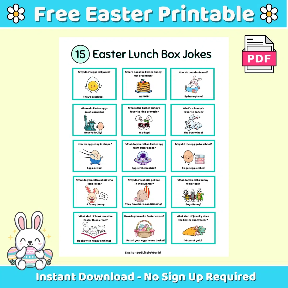 easter jokes for kids printable
